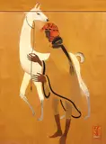 Bernard Bouts, Genealogie des Incas (Genealogy of the Incas), oil on wood panel