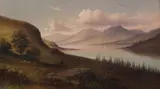 Victor Rolyat, Highland Loch Landscape, oil on canvas