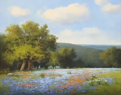 Milbie Benge, Spring Song, oil on canvas