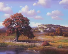 R.W. Hedge, Shades of Autumn, oil on canvas