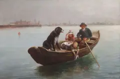 Wesley Webber, Fisherman's Nets, oil on canvas