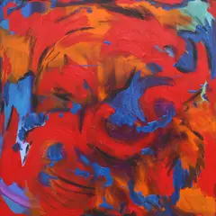 Cindy Higby, Fire and Ice, oil on canvas