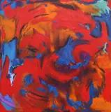 Cindy Higby, Fire and Ice, oil on canvas