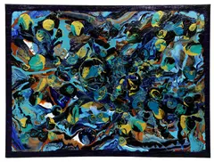 Tidal Constellations by Petronella Greer, Gallery-wrapped acrylic on canvas, sold Jun 2026