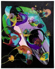 Family Bond by Petronella Greer, Gallery-wrapped acrylic on canvas, sold Jun 2026