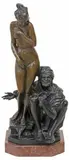 Bruno Zach, Slave Trader, Patinated bronze sculpture