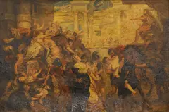 Peter Paul Rubens, The Rape of the Sabine Women, oil on canvas