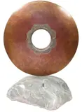 John Mowen, Heart Opening, Contemporary patinated bronze and stone sculpture