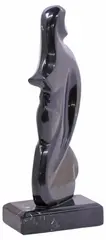 Kishi, Kuki, Carved black marble sculpture