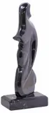 Kishi, Kuki, Carved black marble sculpture