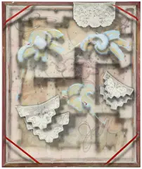 Jack Lembeck, The Holy Peacock, Gallery-wrapped acrylic on canvas