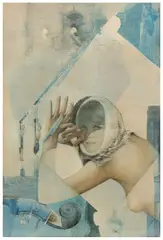 Pol Mara, Les Sables de l'Aurore (The Sands of Dawn), color lithograph on Steinbach paper