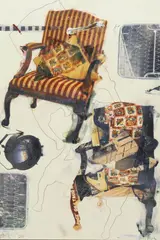 Darryl Pottorf, Sedative, UV-coated transfer and mixed media