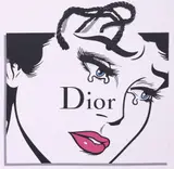 Ben Frost, Dior, screenprint collage on canvas