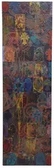 565 Boylston by Sam Earle, Mixed media painting on reclaimed door, sold May 2026