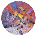 Paul E. Maxwell, Disguised Planet, acrylic on canvas-lined board