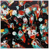 Petronella Greer, Cosmic Fracture, Gallery-wrapped acrylic on canvas