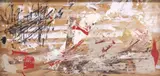 J. Rogers, Abstract Composition, mixed media on panel