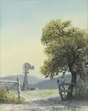 Donald M. Yena, Back Pasture Gate, 1970, oil on canvas