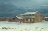 Barbara Ruth Garvin, Winter's Warmth, oil on canvas