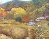 Daniel Maldonado, Lost Maples State Park, oil on canvas