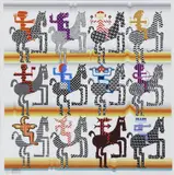 Pedro Friedeberg, Amazonas, silkscreen print in colors on paper