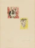 Hoi Lebadang, Erotica I, intaglio etching and embossed relief print on paper