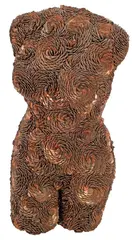 Federico Uribe, Torso of a Woman, Mixed media figural sculpture