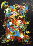 Petronella Greer, Echoes Beneath the Surface, Gallery-wrapped acrylic on canvas