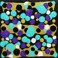 Unspoken Patterns by Petronella Greer, Gallery-wrapped acrylic on canvas, offered Mar 2026