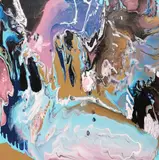 Petronella Greer, The Future We Enter, Gallery-wrapped acrylic on canvas
