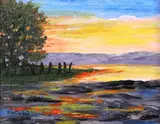 Judy Copeland, Morning Light, acrylic on canvas