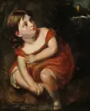Margaret Sarah Carpenter, Portrait of a Young Girl, oil on board