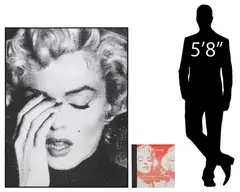 Russel Young, Marilyn Crying, 2010, acrylic