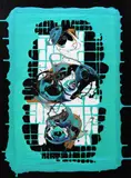 Petronella Greer, Circuit Breaker, Gallery-wrapped acrylic on canvas