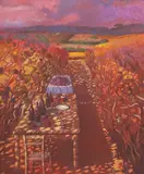 Andrea Razzauti, Nel Vigneto 2, (In the Vineyard 2), oil on canvas