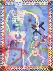 Karin M. Anderson, Who's Pulling the Strings, Anyway?, watercolor on paper