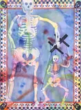 Karin M. Anderson, Who's Pulling the Strings, Anyway?, watercolor on paper