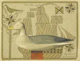 Allen Russel Saalburg, The Sea Flower, serigraph in colors on paper