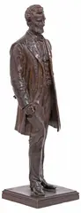 George Edwin Bissell, The Emancipator, Patinated bronze sculpture