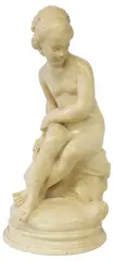 Psyche Concealing Cupids Bow by Étienne Maurice Falconet, Large painted figural chalkware sculpture, sold Jan 2026