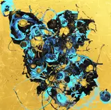Petronella Greer, Gilded Whisper, Gallery-wrapped acrylic on canvas