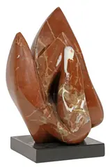Charles Umlauf, Exultemus (Let Us Rejoice), Carved rouge marble sculpture