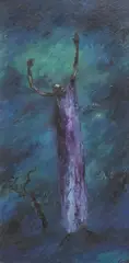 Daniel Stookey Lutz, The Prophet, oil on canvas