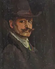 Philip de László, Self-Portrait, oil on panel