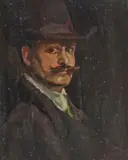 Philip de László, Self-Portrait, oil on panel