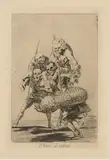 Francisco Goya, Unos a otros (What one does to another), etching on laid paper
