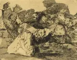 Francisco Goya, Farandula de Charlatanes (Charlatan's Show), etching on laid paper