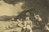 Goya, Bien te se esta (It serves you right), etching on laid paper