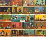 Rafael Rodriguez Contreras, La muerte la tenemos lo que perdemos es la vida, Large framed oil on tin retablo